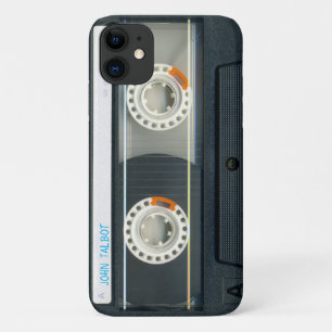 Retro T6 Audiotape mixtape Cassette Name iPC Funda