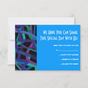 Retro Torah Bar Bat Mitzvah Invitación Tarjeta de 