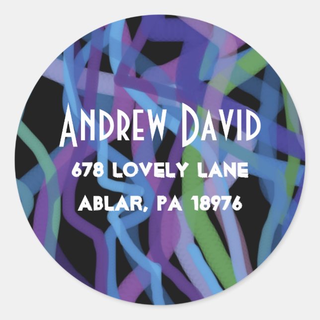 Retro Torah Bar Bat Mitzvah Pegatina de la tarjeta (Anverso)