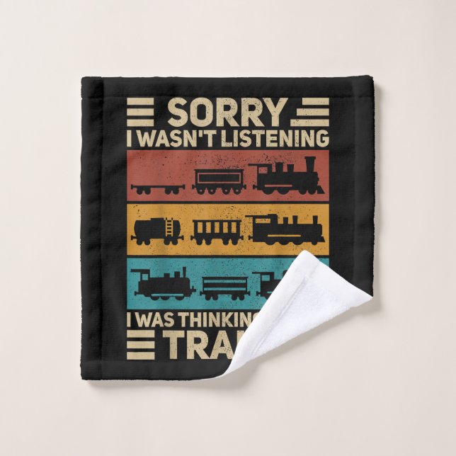 Retro Wagon Train Lover Modelo Conductor Ferroviar (Toallita)