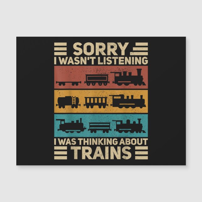 Retro Wagon Train Lover Modelo Conductor Ferroviar (Anverso)