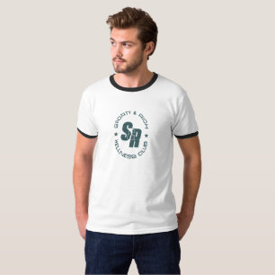 Retro Wellness Club Sporty Fashion   Camiseta de h