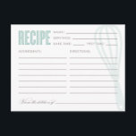 RETRO WHISK | TARJETAS DE RECETA<br><div class="desc">OTROS COLORES</div>