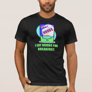 Retro yo como Noobs para las camisetas del