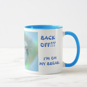 ¡Retroceda! Taza