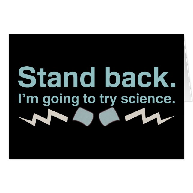 Retroceda. Voy a intentar ciencia (Anverso (Horizontal))