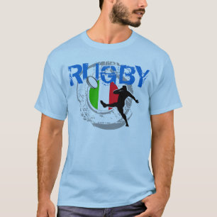 Retroceso de la camiseta de las fans del rugbi de