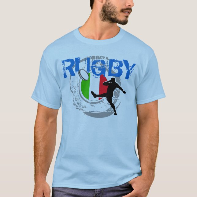 Retroceso de la camiseta de las fans del rugbi de (Anverso)