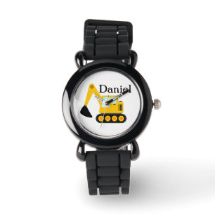 Retrohoe personalizado reloj de niños negros