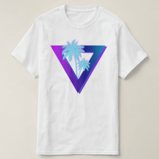 RETROONDAS ONDAS SINTÉTICAS PALMERAS CAMISETA TRIÁ