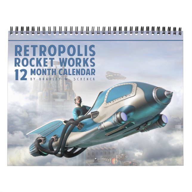 Retropolis Rocket trabaja el calendario (Tapa)