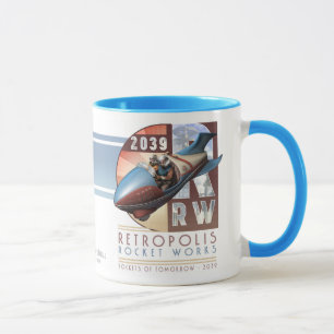 Retropolis Rocket trabaja la taza