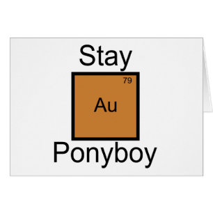 Retruécano del elemento de Ponyboy del oro de la