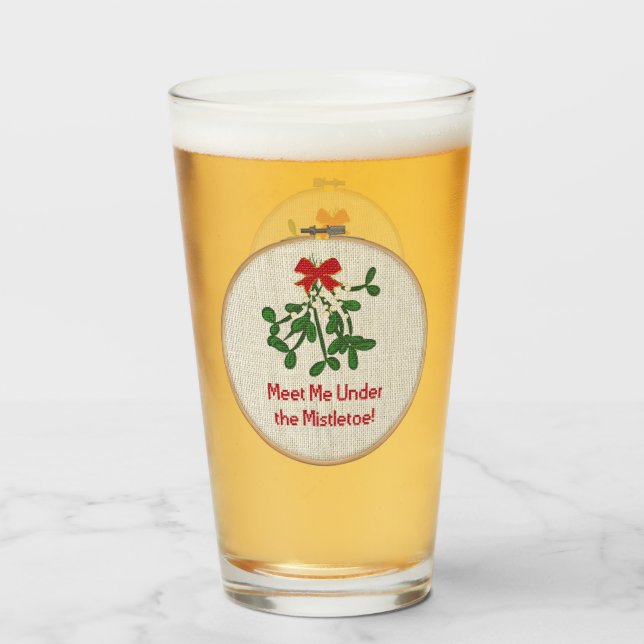 Reúnete conmigo bajo el mistletoe | Navidad (Anverso (lleno))