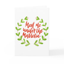 Reúnete conmigo bajo el mistletoe - Wreath Navidad