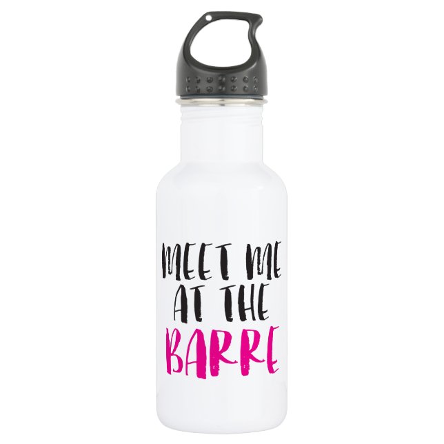 Reúnete conmigo en la botella de agua Barre (Anverso)