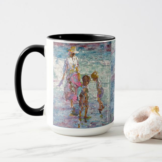Reuniendo Luz © – Taza de Arte Fino (Con donut)