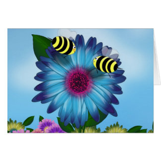 Reunión de Abejas de miel personalizado sobre Flor