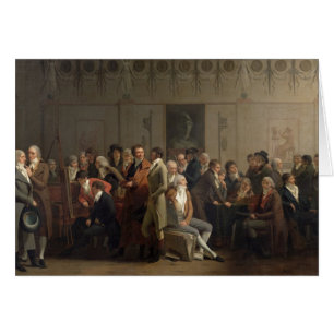 Reunión de artistas en el estudio de Isabey, 1798