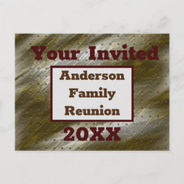 Reunión de Familia Elegante Invitación Resumen de 