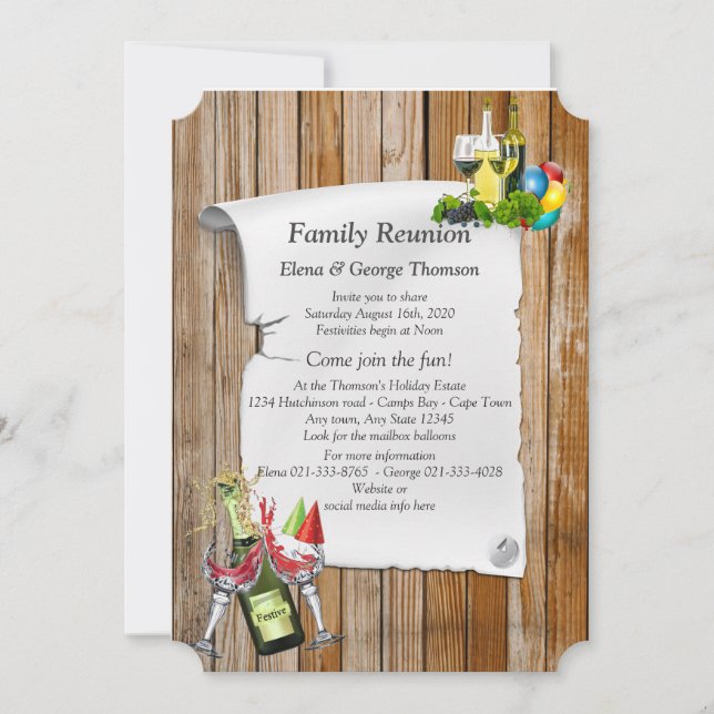 Reunión de Invitaciones fiestas (Anverso)