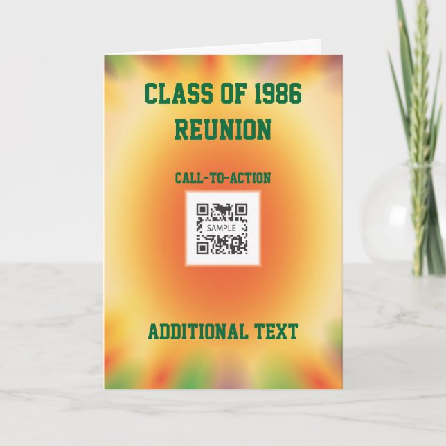 Reunión de la plantilla de la tarjeta de felicitac (Anverso)