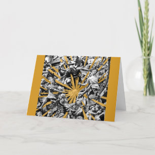 Reunión de la tarjeta de felicitación de los ángel