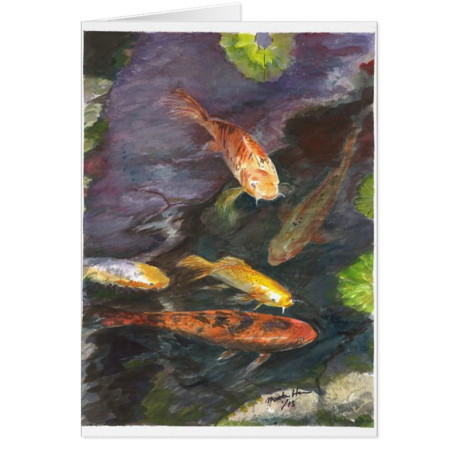 Reunión de los pescados de Koi (Frente)