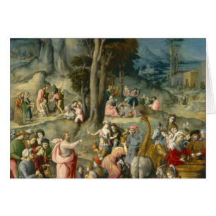 Reunión de Manna - Francesco Bacchiacca