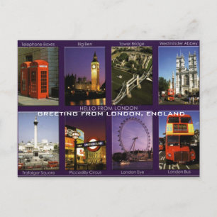 REUNIÓN DESDE LONDRES, POSTAL INGLATERRA POR MOJIS
