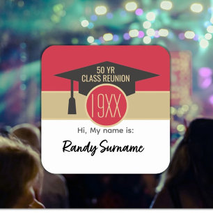 ¡Reunión! etiqueta de nombre de reunión de clase d