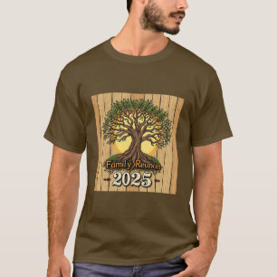 Reunión Familiar 2025 Camisetas Parejas - Nombre P