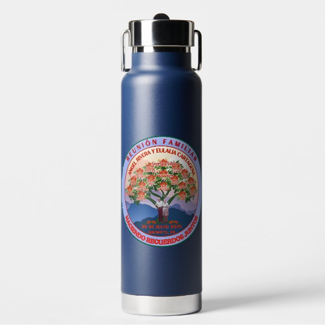 Reunión familiar de botellas de agua 2025 (Frente)