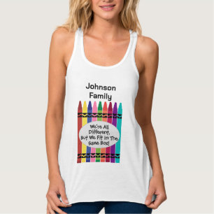 Reunión familiar de mujeres Racerback Tank Top