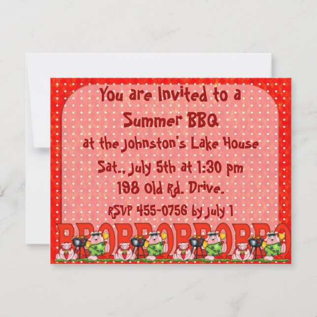 Reunión familiar del Día del Padre invitación a ba (Anverso)