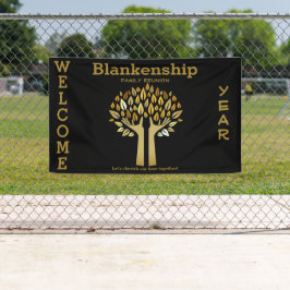 Reunión familiar entrega pancarta de árbol a Perso