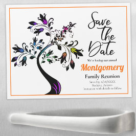 Reunión Familiar Guardar La Fecha Arte De Árbol Mu