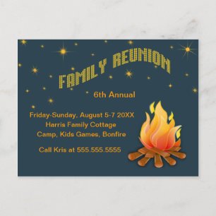 Reunión familiar - Invitación a la hoguera