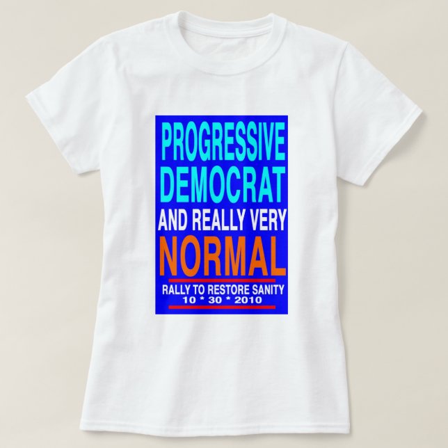 Reunión para restaurar la camiseta de la cordura (Diseño del anverso)