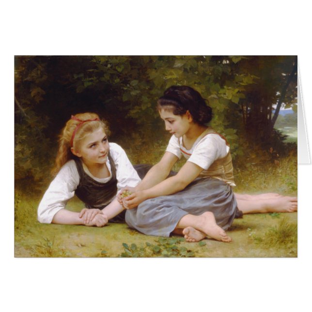 Reuniones de nueces de William Adolphe Bouguereau (Anverso (Horizontal))