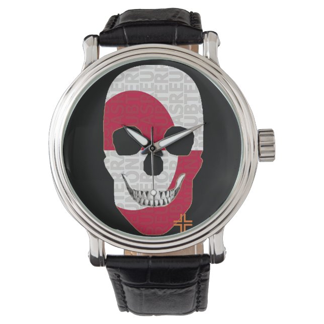 REUNIONES Groenlandia Reloj Correa cuero (Anverso)