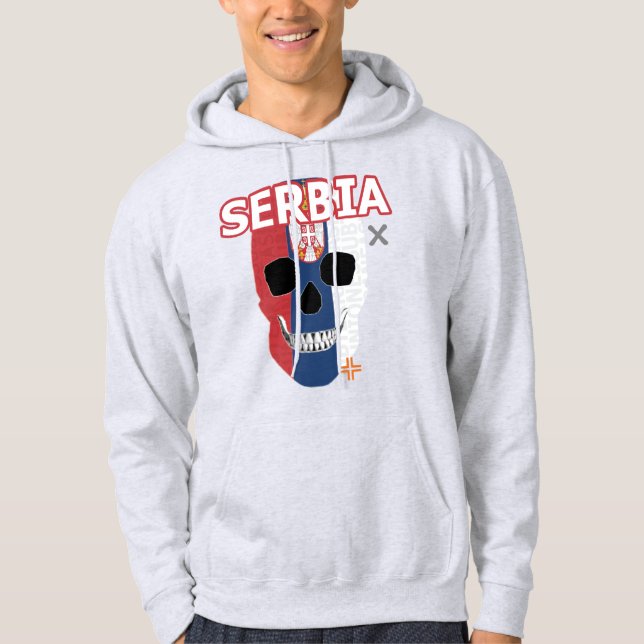 REUNIONES Serbia sudadera con capucha B2 (Anverso)