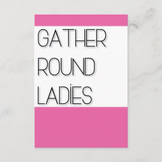 Reunirse Señoras (Anverso)