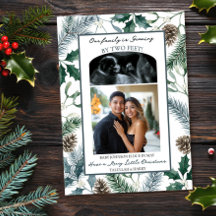 Revelación de Bebé de Navidad en Acuarela Creciend
