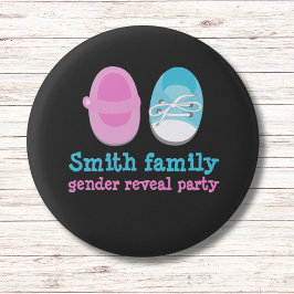 revelación de género personalizada, botón revelar