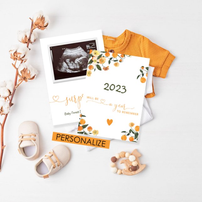 Revelación de Invitación de embarazo de cítricos (Subido por el creador)