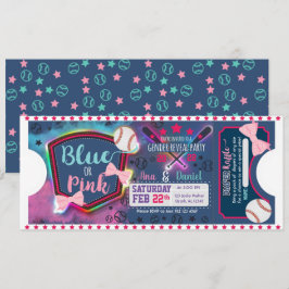 Revelación de sexo de los bebés - Invitación a los