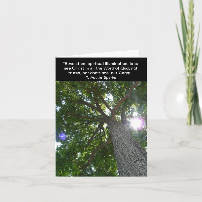 Revelación... Tarjeta pequeña (Anverso)