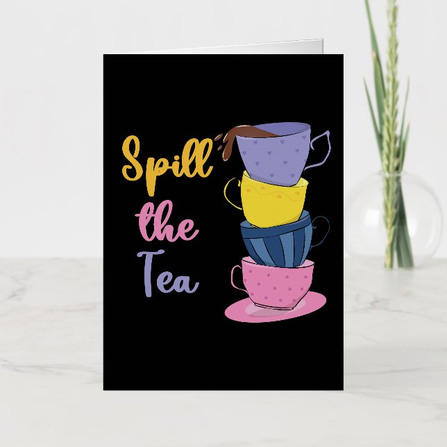 Revelar el Té - Bebedor de Té (Anverso)