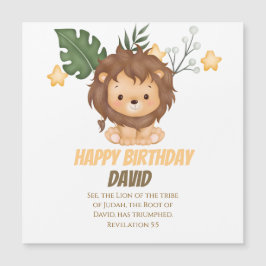 Revelation 5:5 Lion of Judah Christian Greetings 